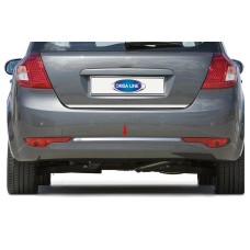 Накладка на задній торец OmsaLine (HB, нерж.) для Kia Ceed 2007-2012 рр