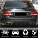 Диффузор заднего бампера V1 (для E63 AMG 2013-2016, Карбон) для Mercedes E-сlass W212