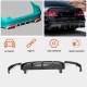 Диффузор заднего бампера V2 (для E63 AMG 2013-2016, Карбон) для Mercedes E-сlass W212