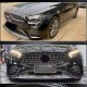 Накладка на передний бампер Lip (для AMG-Line 2020-2023, Карбон) для Mercedes E-сlass W213