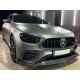 Накладка на передний бампер Lip (для AMG-Line 2020-2023, Карбон) для Mercedes E-сlass W213