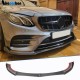 Накладка на передний бампер Lip V1 (для AMG-Line/E43 AMG 2016-2019, Карбон) для Mercedes E-сlass W213