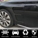 Накладки на передние крылья (AMG-Line/E43 AMG 2016-2019, Карбон) для Mercedes E-сlass W213