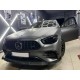 Накладки на передний бампер (для AMG-Line 2020-2026, Сухой карбон) для Mercedes E-сlass W213