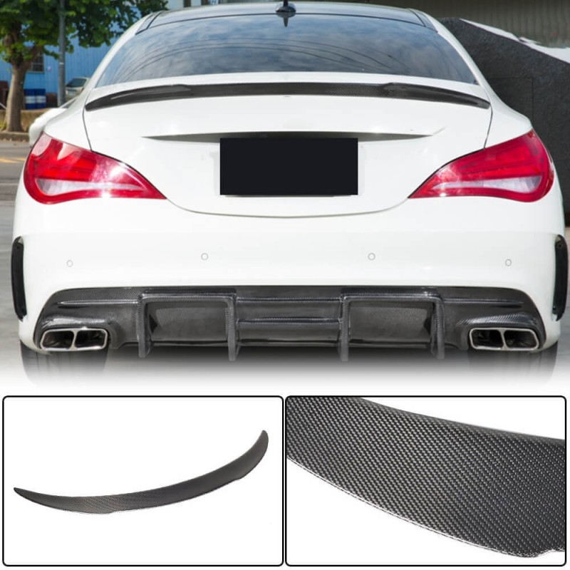 Спойлер V8 (SD, Карбон) для Mercedes CLA C117 2013-2019 гг