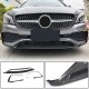 Накладка на передний бампер Lip (для AMG-Line SD 2017-2019, Карбон) для Mercedes CLA C117