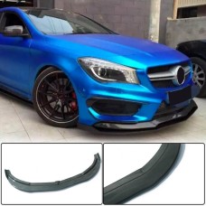 Накладка на передній бампер Lip (для CLA45 AMG SD 2013-2015, Карбон) для Mercedes CLA C117 рр