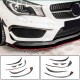 Накладки на передний бампер (для CLA45 AMG SD 2013-2016, Карбон) для Mercedes CLA C117