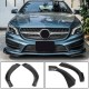 Накладки на передний бампер (для Base SD 2013-2016, Карбон) для Mercedes CLA C117