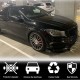 Накладки на передний бампер (для Base SD 2013-2016, Карбон) для Mercedes CLA C117