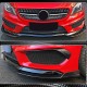 Накладки на передний бампер (для Base SD 2013-2016, Карбон) для Mercedes CLA C117