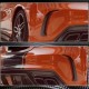 Накладки на задний бампер V1 (для AMG-Line/CLA45 AMG SD, Карбон) для Mercedes CLA C117 2013-2019 гг