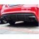 Диффузор заднего бамера V2 (для AMG-Line/CLA45 AMG, Карбон) для Mercedes CLA C117 2013-2019 гг