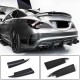 Накладки на задний бампер V3 (для AMG-Line/CLA45 AMG SD, Карбон) для Mercedes CLA C117 2013-2019 гг