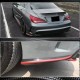 Накладки на задний бампер V3 (для AMG-Line/CLA45 AMG SD, Карбон) для Mercedes CLA C117 2013-2019 гг