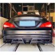 Диффузор заднего бампера V1 (для AMG-Line/CLA45 AMG 2013-2016, Карбон) для Mercedes CLA C117