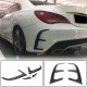 Накладки на задний бампер (для AMG-Line/CLA45 AMG SD 2013-2016, Карбон) для Mercedes CLA C117