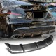 Диффузор заднего бампера V2 (для AMG-Line/CLA45 AMG 2013-2016, Карбон) для Mercedes CLA C117
