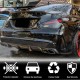 Диффузор заднего бампера V2 (для AMG-Line/CLA45 AMG 2013-2016, Карбон) для Mercedes CLA C117
