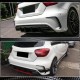 Накладки на задний бампер (для AMG-Line HB, Карбон) для Mercedes A-сlass W176 2012-2018 гг