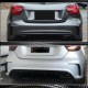 Накладки на задний бампер (для AMG-Line HB, Карбон) для Mercedes A-сlass W176 2012-2018 гг