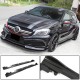Боковые пороги V4 (Карбон) для Mercedes A-сlass W176 2012-2018 гг