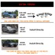 Диффузер заднего бампера V1 (для AMG-Line/A45 AMG HB) для Mercedes A-сlass W176 2012-2018 гг