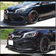 Накладка на передний бампер Lip V2 (для AMG-Line/A45 AMG HB 2013-2015, Карбон) для Mercedes A-сlass W176