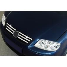 Накладки на решітку (нерж) 2001-2003 для Volkswagen Polo рр