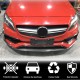 Накладка на передний бампер Lip (для AMG-Line/A45 AMG HB 2016-2018, Карбон) для Mercedes A-сlass W176