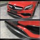 Накладка на передний бампер Lip (для AMG-Line/A45 AMG HB 2016-2018, Карбон) для Mercedes A-сlass W176