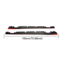 Бокові пороги V1 (Карбон) для Mercedes A-сlass W176 2012-2018 рр