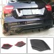 Накладки на задний бампер Flap (для AMG-Line/A45 AMG HB, Карбон) для Mercedes A-сlass W176 2012-2018 гг