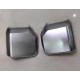 Крышки зеркал Silver (2 шт) для Toyota Land Cruiser Prado 250