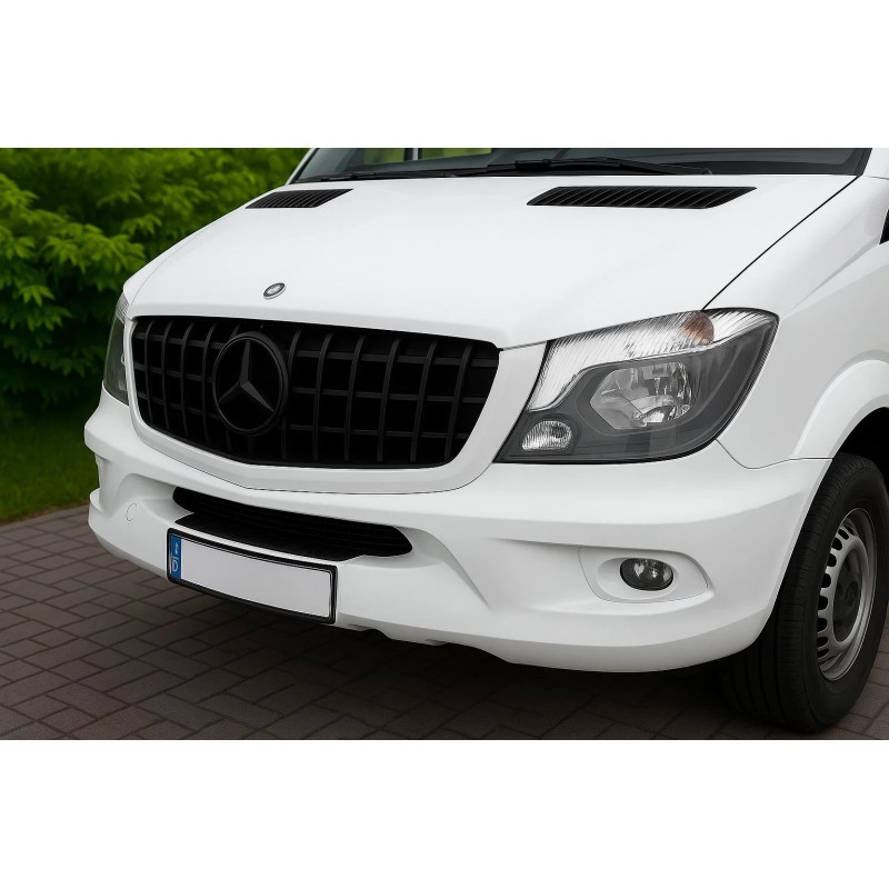 Передняя решетка Panamericana GT Panamericana Black (2013-2018) для Mercedes Sprinter W906