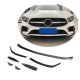 Накладка на передний бампер Lip V1 (для AMG-Line SD 2018-2021, Карбон) для Mercedes A-сlass W177 2018- гг