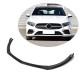 Накладка на передний бампер Lip V2 (для AMG-Line SD 2018-2021, Карбон) для Mercedes A-сlass W177 2018- гг