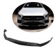 Накладка на передний бампер Lip V3 (для AMG-Line SD 2018-2021, Карбон) для Mercedes A-сlass W177 2018- гг