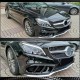 Накладки на передний бампер (для AMG-Line SD 2015-2018, Карбон) для Mercedes CLS C218