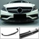 Накладка на передний бампер Lip V1 (для CLS63 AMG SD 2015-2018, Карбон) для Mercedes CLS C218