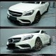 Накладка на передний бампер Lip V1 (для CLS63 AMG SD 2015-2018, Карбон) для Mercedes CLS C218
