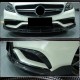 Накладки на передний бампер (для CLS63 AMG SD 2015-2018, Карбон) для Mercedes CLS C218