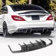 Диффузор заднего бампера (для AMG-Line/CLS63 AMG 2011-2014, Карбон) для Mercedes CLS C218