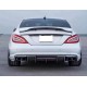 Диффузор заднего бампера (для AMG-Line/CLS63 AMG 2011-2014, Карбон) для Mercedes CLS C218