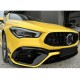 Накладки на передний бампер (для CLA45 AMG 2019-2022, ABS) для Mercedes CLA C118 2019- рр