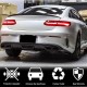 Диффузор заднего бампера V1 (для AMG-Line 2017-2019, Карбон) для Mercedes E-class coupe C238