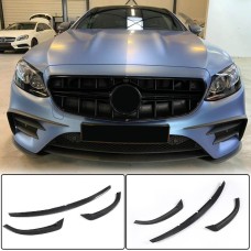 Накладка на передній бампер Lip (для AMG-Line 2017-2019, Карбон) для Mercedes E-class coupe C238
