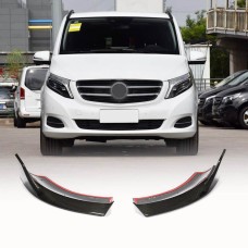 Накладки на передній бампер Flap (для V Class 2014-2019, Карбон) для Mercedes Vito / V-class W447 2014- рр