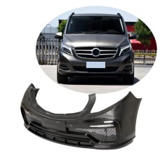 Передній бампер V2 (2014-2019, Карбон) для Mercedes Vito / V-class W447 2014- рр