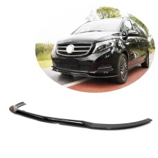 Накладка на передній бампер Lip (2014-2019, Карбон) для Mercedes Vito / V-class W447 2014- рр